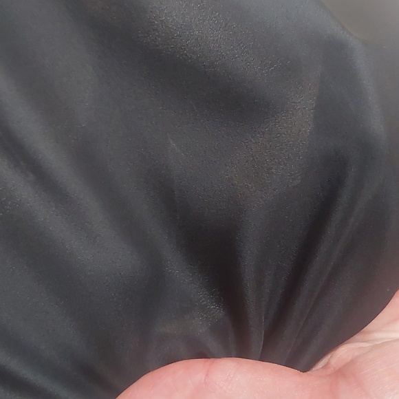 Bill Tice for Malcolm Starr Black Vintage Designer Shirt Dress size Med - Picture 10 of 13